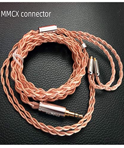 FAAEAL Upgraded Version of 8-core high-Purity Copper Earphone Cable,mmcx Connector for Shure SE846 SE535 SE215 SE315 SE425 UE900s MAGAOSI K5 LZ A4 A5 TIN Audio T2 T3 BGVP Earphones 4.9ft(3.5mm Plug)