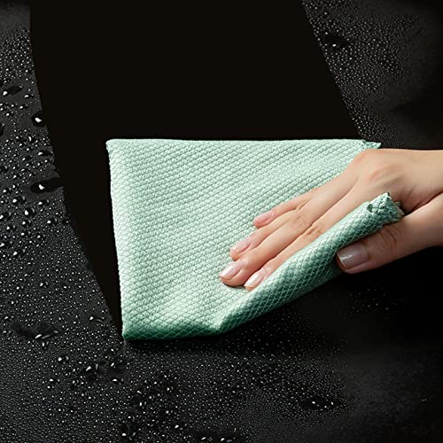 defutay Nanoscale Cleaning Cloth,Softer Highly Absorbent Cleaning Cloths for Window, Glass,Homes,Kitchens and Cars