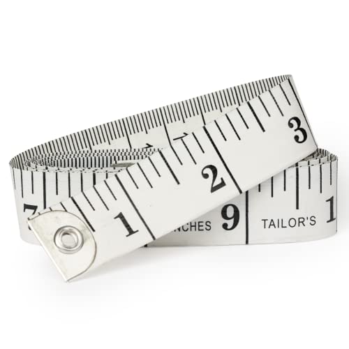 Tape Measure Measuring Tape for Body, Accurate Dual Scales Standard & Metric. Soft Flexible Fiberglass. Perfect Scale Measure for Body Weight Loss Medical Measurement Home Art Craft Measurements