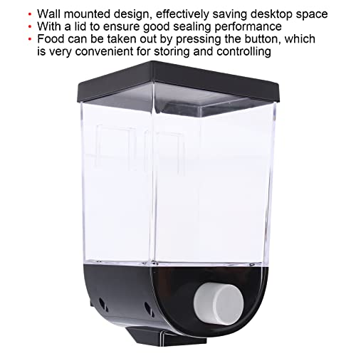 Dry Food Dispenser, Wall Mounted Cereal Container for Hotel for Kitchen(#1)