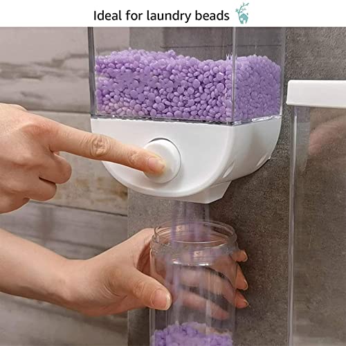 Dry Food Dispenser, Wall Mounted Cereal Container for Hotel for Kitchen(#1)