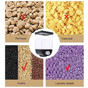 Dry Food Dispenser, Wall Mounted Cereal Container for Hotel for Kitchen(#1)