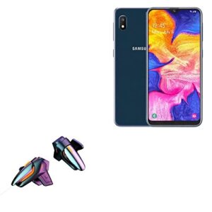 gaming gear for samsung galaxy a11 (gaming gear by boxwave) - touchscreen quicktrigger, trigger buttons quick gaming mobile fps for samsung galaxy a11 - jet black
