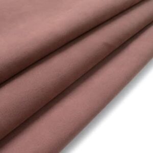 0.9mm Soft 1 Yard Brown Fabric PU Leather Fabric Faux Leather Fabric Faux Vegan Leather Upholstery Fabric