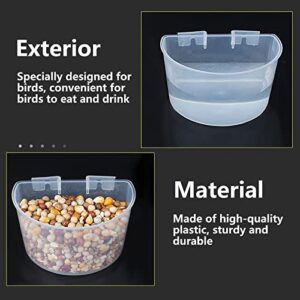 Pigeon Feeder Water 2 Pack Quail Bird Chicken Feeder Water Dispenser Drinkers with Pet Bowls & Feeders Eat Food (Nigh Hole)