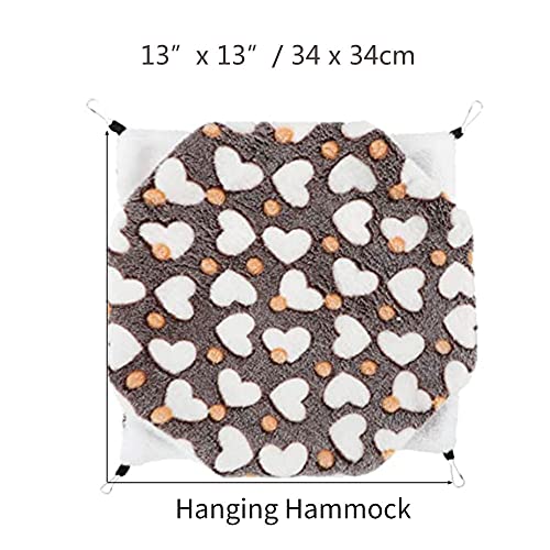 Hanging Tunnel Ferret Hammock Toy Set Rat Cage Accessories Warm Small Animal Hammock Bed for Guinea Pig Hamster Chinchilla