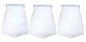 seatorch rectangle filter sock aquarium felt filter bags, 4.5x7 300 micron rectangle filter sock - apply to eshopps(3 pack)
