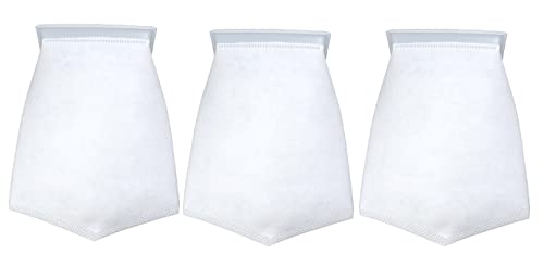 SEATORCH Rectangle Filter Sock Aquarium Felt Filter Bags, 4.5x7 300 Micron Rectangle Filter Sock - Apply to Eshopps(3 Pack)