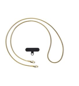 casetify snake chain phone strap - gold