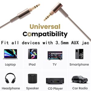 FAAEAL WH-1000XM3 Audio Replacement Cable Compatible for Sony WH-1000XM5/XM4 MDR-1A Noise Canceling Headsets,Technica ATH-M50xBT2 ANC9 S700BT Wireless Headphones 4.2ft