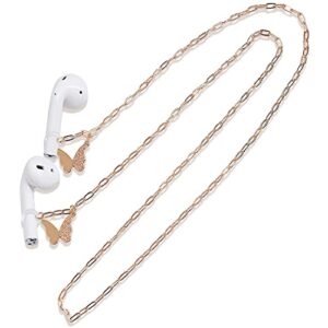 earphone ear hooks strap holders necklace chain suitable for airpods 2 3 pro case accessories anti lost rope grip for bluetooth cable
