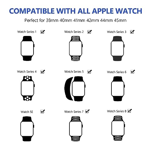 SUMEE Watch Charger Cable Compatible with Apple iWatch Ultra Series 8 7 6 SE 5 4 3 2 1 (38mm 40mm 41mm 42mm 44mm 45mm) -for iWatch Charging 3.3 FT- White