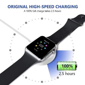 SUMEE Watch Charger Cable Compatible with Apple iWatch Ultra Series 8 7 6 SE 5 4 3 2 1 (38mm 40mm 41mm 42mm 44mm 45mm) -for iWatch Charging 3.3 FT- White