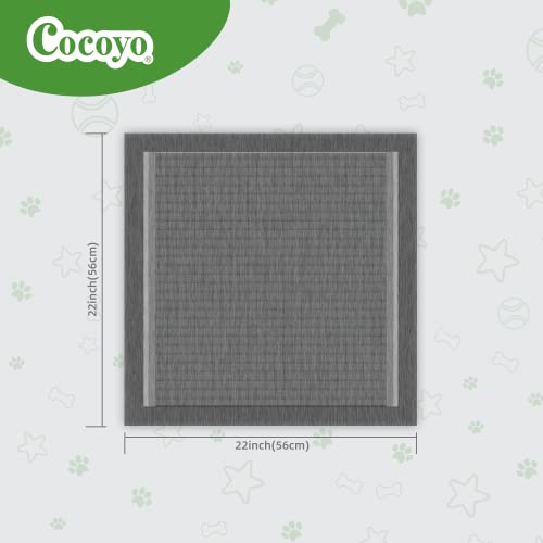 COCOYO Dog Training Pads 丨 Carbon Absorb Eliminating Urine Odor Doggie Training Pads 丨 Premium Charcoal Dog Pee Pads (100 Count, 22x22 inch),Gray