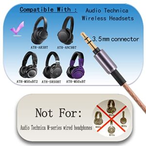 FAAEAL WH-1000XM4 Balanced Cable,Replacement for Sony WH-1000XM5 XM3 XB910N,Audio Technica ATH-M50xBT S700BT Headsets,Works on M11+,M15,M17 Digital Music Players 4.9ft(2.5mm Plug)