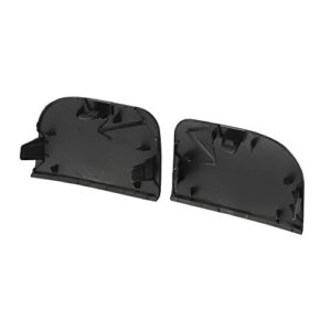 X AUTOHAUX Pair Black Front Bumper Tow Hook Towing Eye Cover Cap Replacement 52127-47903 52128-47903 for Toyota Prius 2012-2015