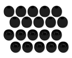10 pairs medium silicone replacement earbud ear buds tips 3.9mm - 4mm connection point