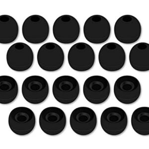 10 Pairs Medium Silicone Replacement Earbud Ear Buds Tips 3.9mm - 4mm Connection Point