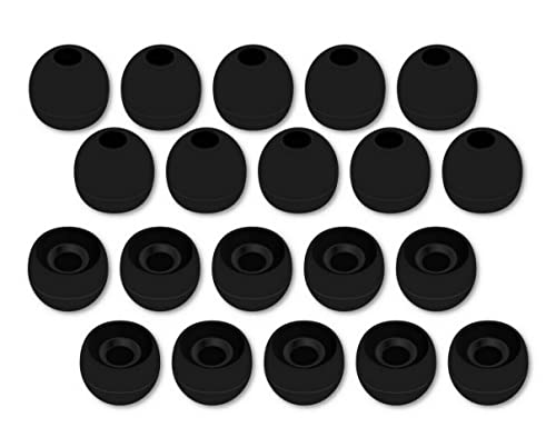 10 Pairs Medium Silicone Replacement Earbud Ear Buds Tips 3.9mm - 4mm Connection Point