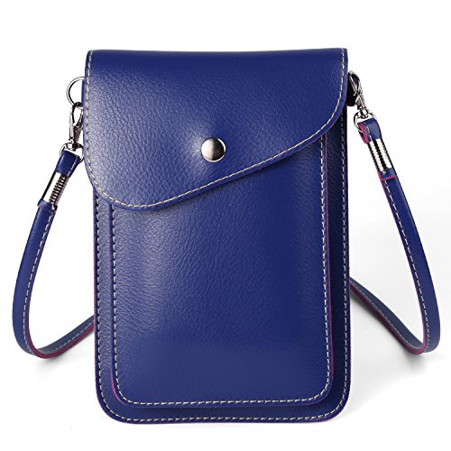 Cell Phone Crossbody Bag Purse Compatible for Galaxy S23 S22 Ultra A14 A23 A53 A13 A03s iPhone 14 Pro Max Pixel 7 Pro (Blue)