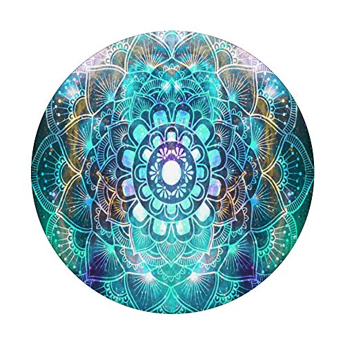 Watercolor Mandala In Galaxy Illustration Design PopSockets Swappable PopGrip