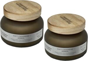 better homes & gardens. 18oz scented candle, soft cashmere amber 2-pack, 34658