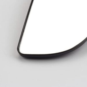 Dasbecan 68067731AA Left Driver Side Lower Tow Mirror Glass Compatible with Dodge Ram 1500 2500 3500 4500 5500 2009-2020 Non-Heated Convex Mirror with Holder Repalce CH1324125