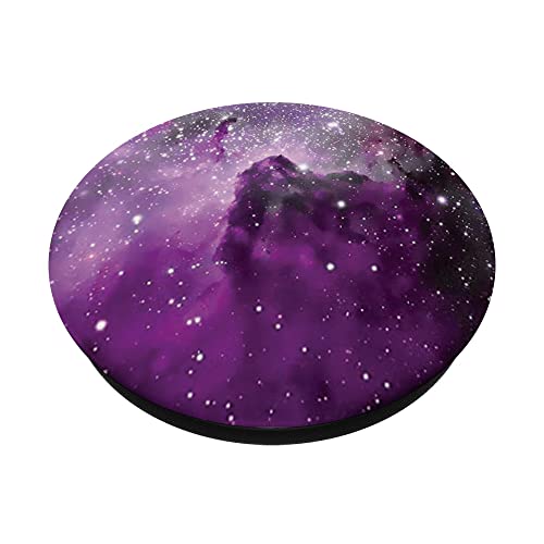 Purple Galaxy Pattern Phone Popper PopSockets Swappable PopGrip