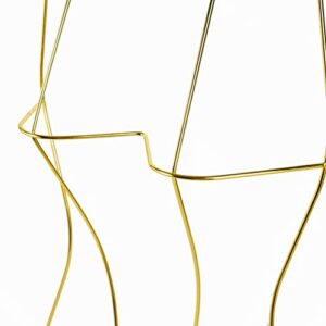 Gold Full Body Shape Metal Wire Swimwear Swimsuit Display Hangers for Dress，Bikini，Lingerie Hangers(10 Pack ，Gold)