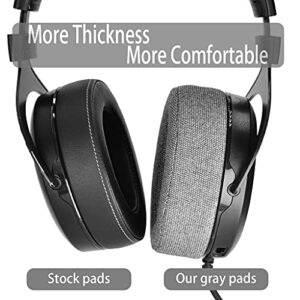 1 Pair Ear Pads Cushion Cover Earpads Replacement Compatible with Corsair HS50 Pro HS60 Pro HS70 Pro Headphones earmuff covers for headphones earmuff cover for overhead headset best wireless gaming pc