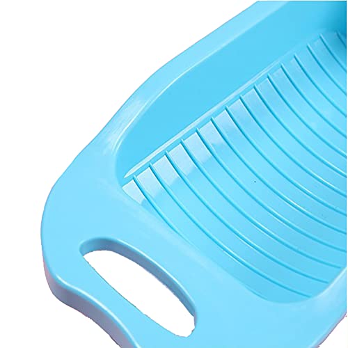 Emivery Portable Washboard for Laundry Mini Non Slip Underwear Sock Washing Board Clothes Cleaning Tools for Home Blue