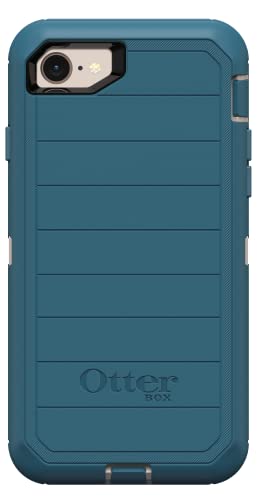 OtterBox Defender Series Rugged Case for iPhone SE 3rd Gen (2022), 2nd (2020), iPhone 8/ 7 (NOT Plus) Case Only/No Holster - Bulk Packaging - Big Sur - with Microbial Defense