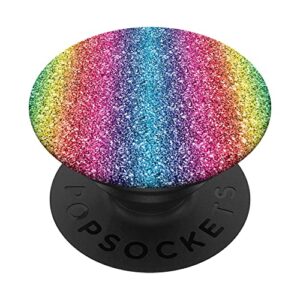 rainbow stripes multicolored popsockets swappable popgrip