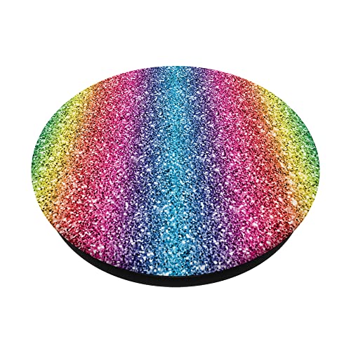 Rainbow stripes multicolored PopSockets Swappable PopGrip