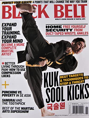 October/November 2017 Black Belt Magazine kuk Sool Won Sung Jin Suh