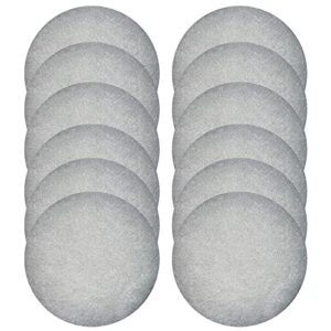 think crucial replacement aquarium water polishing filter pads - compatible with fluval fx4, fx5 & fx6 (12 pack)