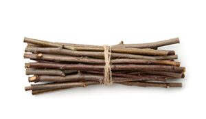 willow mega munch sticks for rabbits chinchilla guinea pigs - 20+ sticks - small animal treat chew toys