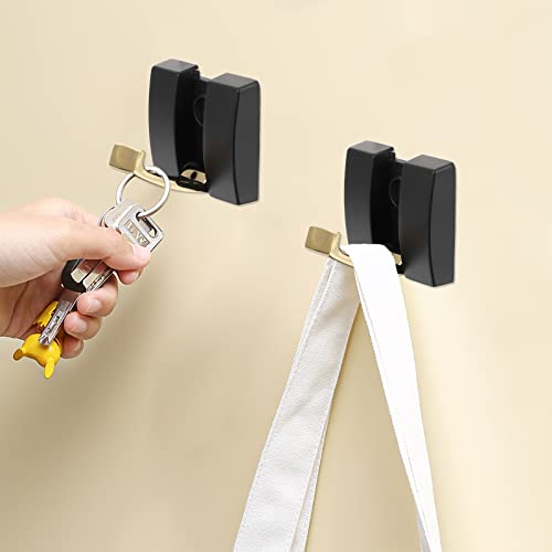 Scicalife Towel Hooks 1pc Folding Hideaway Coat Hook Space Aluminum Heavy Duty Wall Hook Retractable Hook Collapsible Clothes Rack