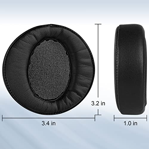 XB950BT Ear Pads Replacement MDR-XB950B1 Parts Earpads Headphones Cover Cushion Compatible with MDR-XB950BT/XB950B1/XB950N1 Wireless Headphones.(Black)