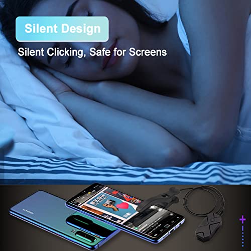 Maki Auto Screen Clicker M5, Automatic Phone Screen Tapper, Clipon Clicker Stepless 53x26x13.5mm