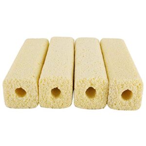 RealPlus 6.2" Long Large Aquarium Filter Media, 30pcs Ceramic Bio Media Blocks for Sump Tank Pond Fish Tank