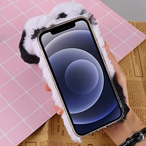 Mikikit Plush Phone Protector Decorative Phone Case Compatible for Galaxy A03s