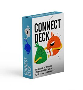 connect deck - inspirational & activity-based cards to strengthen connections with others (remotely or in-person)