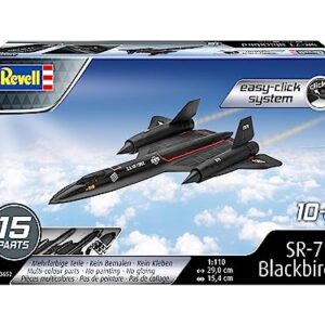 Revell Easy-Click 03652 Lockheed SR-71 1:110 Scale Unbuilt/Pre-Coloured/Click-Together (Non-Glue) Plastic Model Kit