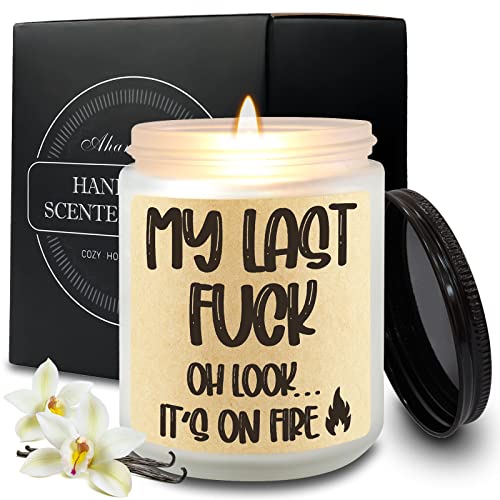 AharHora Funny Gift Candle for Her Humorous Unique Sarcastic Gifts for Best Friend Bestie Women Men Him BFF Coworker Birthday Friendship Female Joke