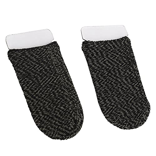 01 02 015 Game Finger Sleeve, 2Pcs Breathable Comfortable Phone Gaming Finger Sleeves High Sensitivity Sweat Proof for Mobile Phone Games