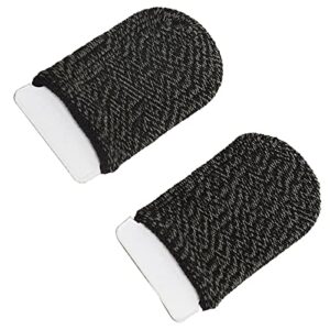 01 02 015 Game Finger Sleeve, 2Pcs Breathable Comfortable Phone Gaming Finger Sleeves High Sensitivity Sweat Proof for Mobile Phone Games