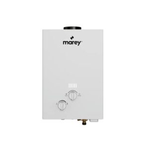marey ga10flp 2.64 gpm, 68,240 btu's lp gas flow activated gas tankless water heater, white