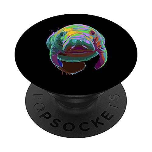 Splash Manatee PopSockets Swappable PopGrip