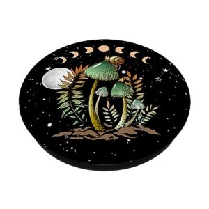 Cottagecore Witchy Goth Mushroom Celestial Dark Academia PopSockets Standard PopGrip